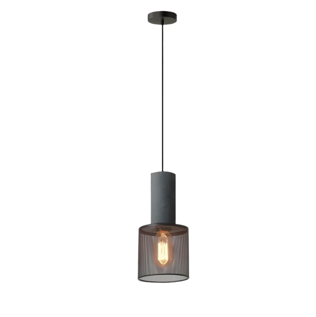 Pendant Light Iron Concrete Adjustable - SOLARX | Loft Style