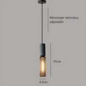 Pendant Light Iron Concrete Adjustable - SOLARX | Loft Style