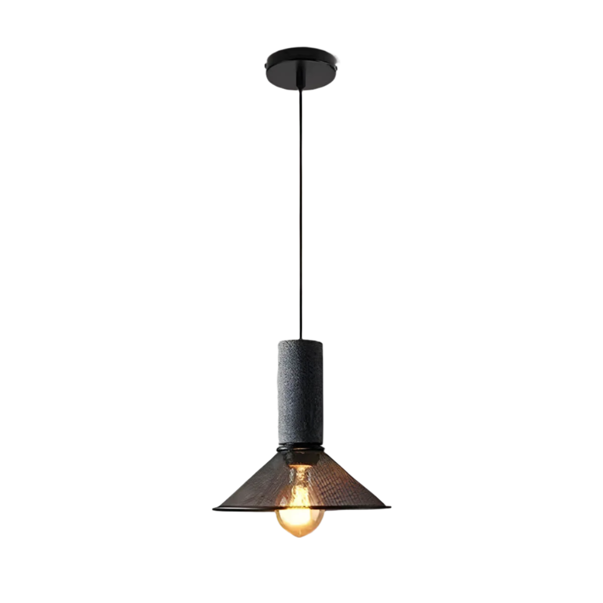 Pendant Light Iron Concrete Adjustable - SOLARX | Loft Style