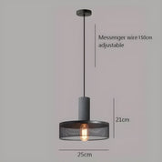 Pendant Light Iron Concrete Adjustable - SOLARX | Loft Style