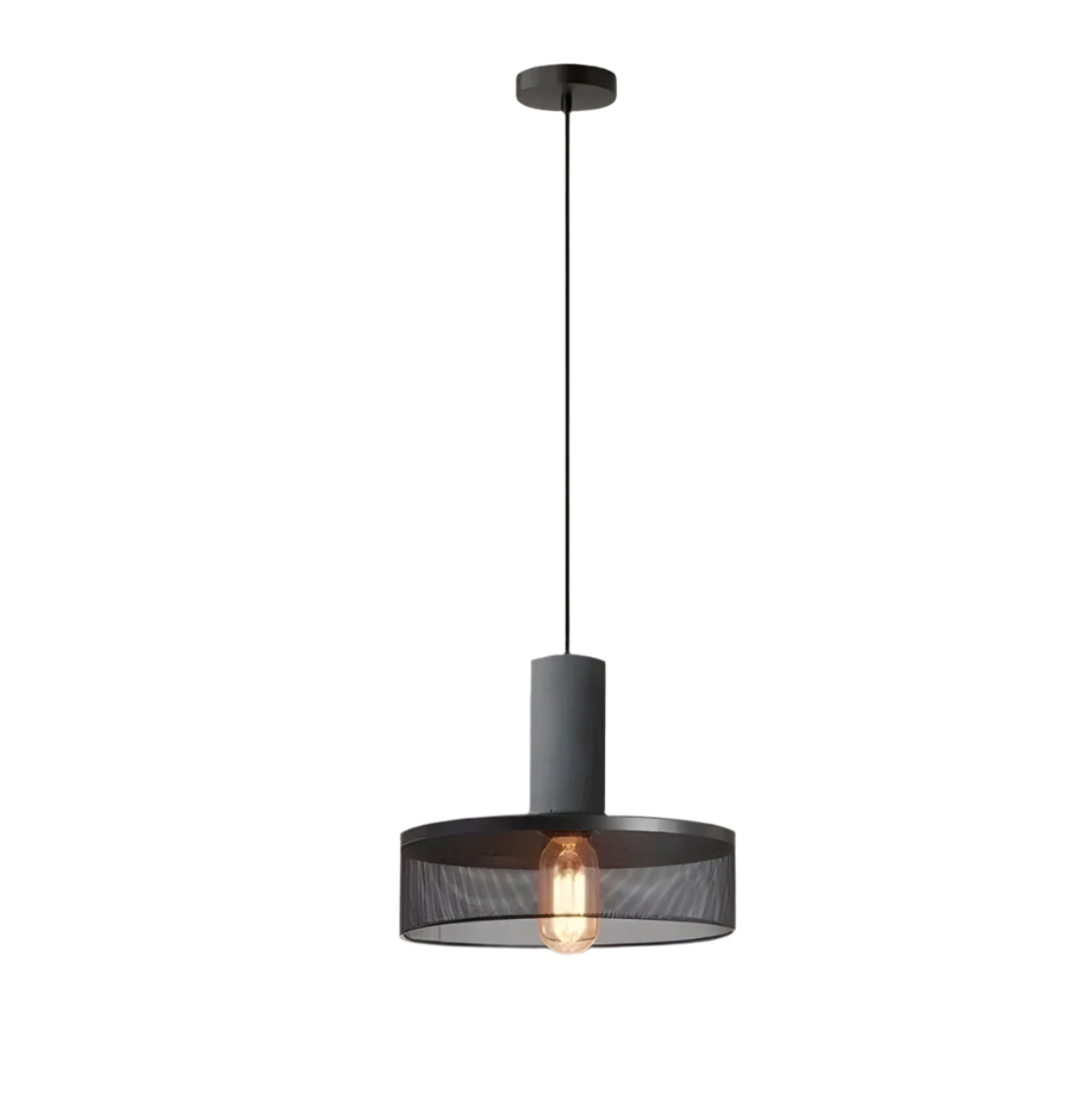Pendant Light Iron Concrete Adjustable - SOLARX | Loft Style