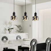 Pendant Light Black Marble - NERVIX | Luxury Lighting