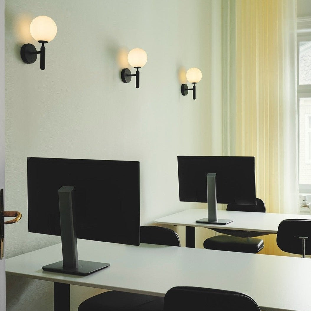 Wall Light Brass Glass - ALTAIR | Elegant Illumination