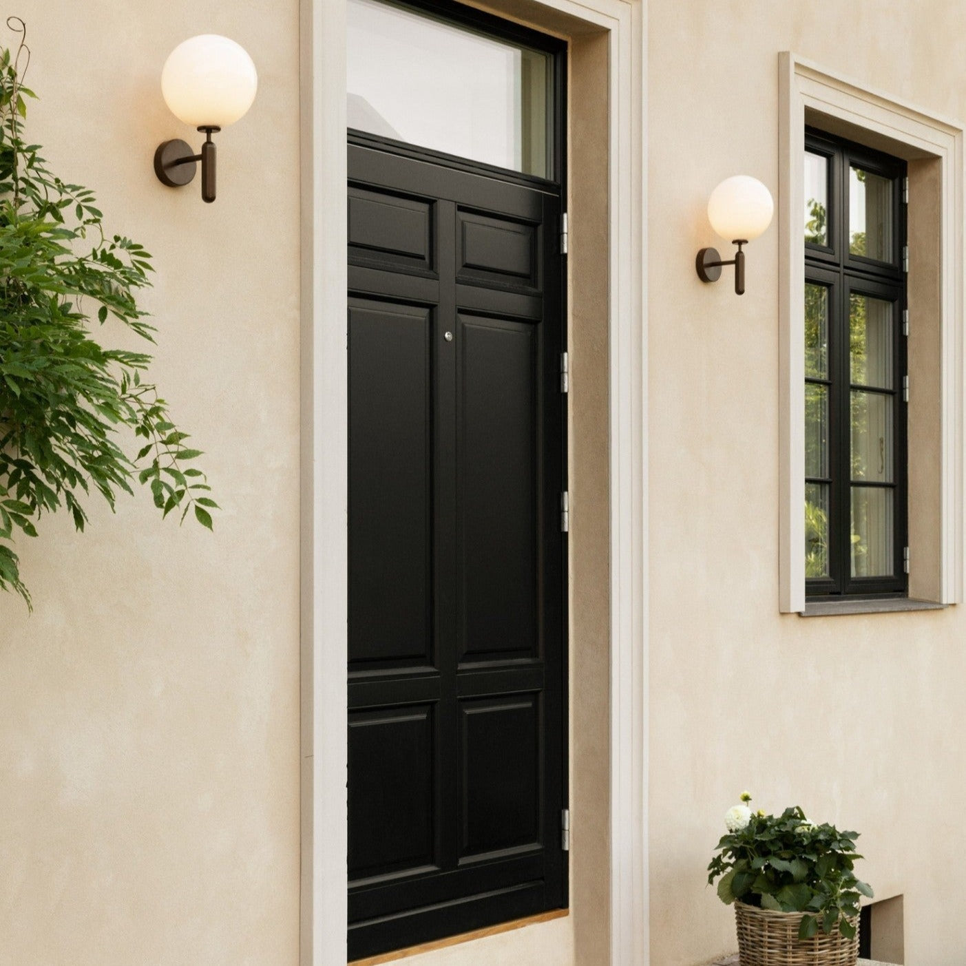 Wall Light Brass Glass - ALTAIR | Elegant Illumination