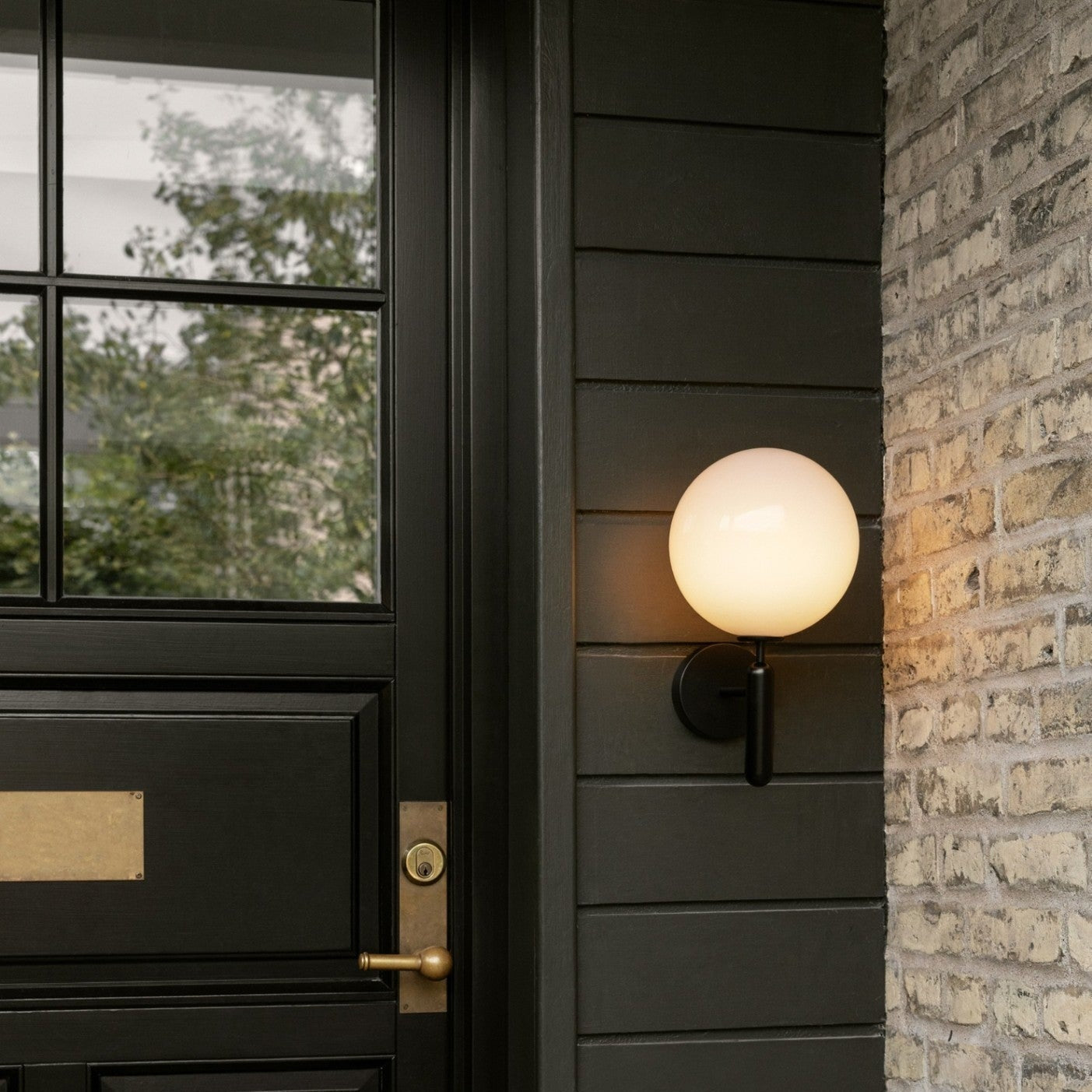 Wall Light Brass Glass - ALTAIR | Elegant Illumination