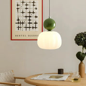 Pendant Light Cream Metal - SOLEXA | Bauhaus Style