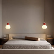 Pendant Light Cream Metal - SOLEXA | Bauhaus Style