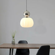 Pendant Light Cream Metal - SOLEXA | Bauhaus Style