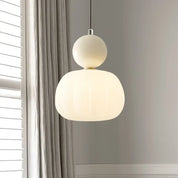 Pendant Light Cream Metal - SOLEXA | Bauhaus Style