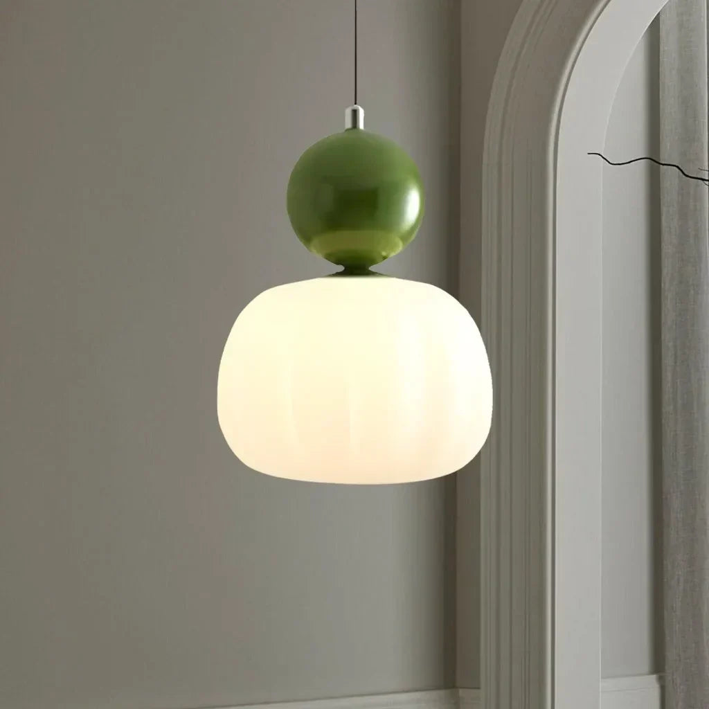Pendant Light Cream Metal - SOLEXA | Bauhaus Style