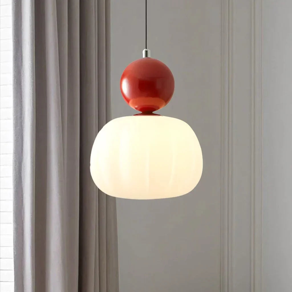 Pendant Light Cream Metal - SOLEXA | Bauhaus Style