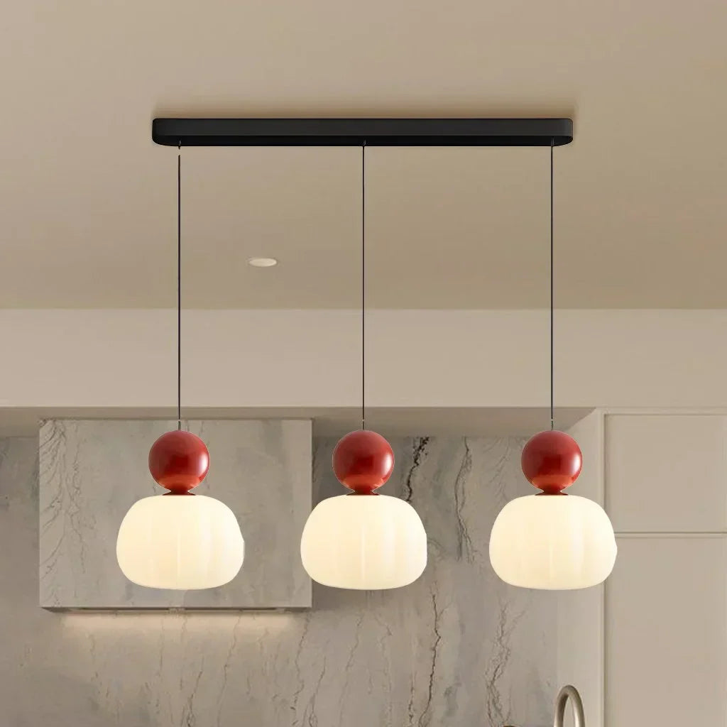 Pendant Light Cream Metal - SOLEXA | Bauhaus Style