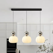 Pendant Light Cream Metal - SOLEXA | Bauhaus Style