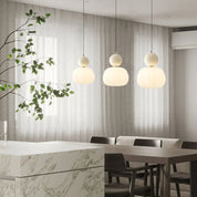 Pendant Light Cream Metal - SOLEXA | Bauhaus Style