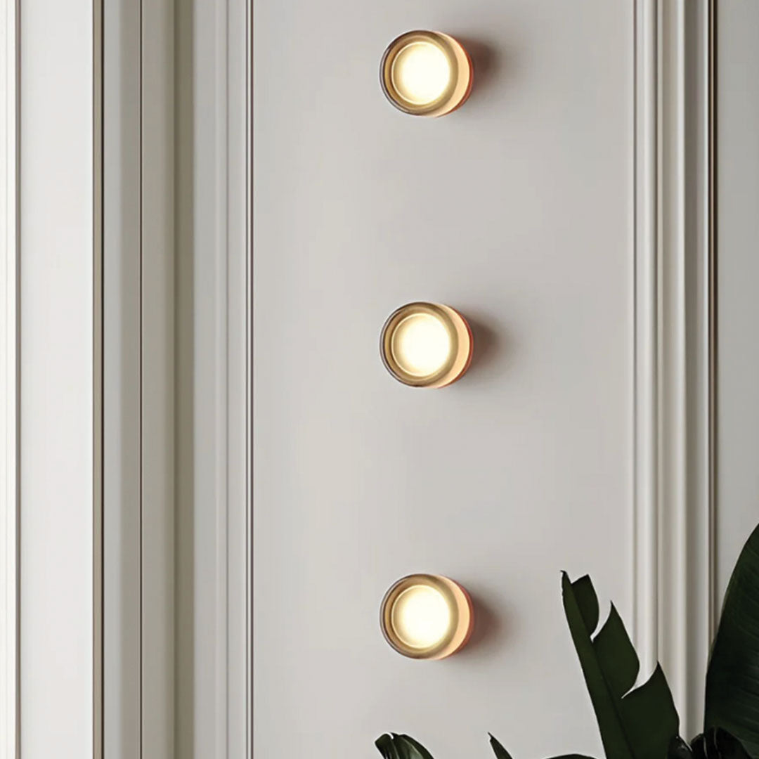 Wall Light Amber LED - LEORIS | Modern Elegance