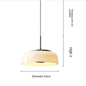 Pendant Light Bauhaus Chrome - PERGON | Elegant Lighting