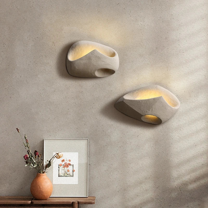 Wall Light Cement Art Deco - KHORA | Sculptural