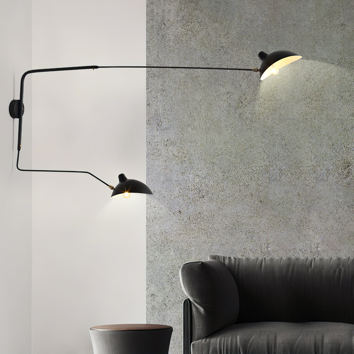 Wall Light Adjustable Brass - ALIUMX | Iconic Design