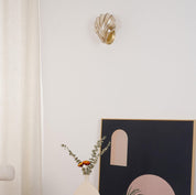 Wall Light Brass Amber - ALGOSA | Coastal Serenity
