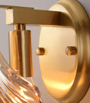 Wall Light Brass Amber - ALGOSA | Coastal Serenity