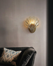 Wall Light Brass Amber - ALGOSA | Coastal Serenity
