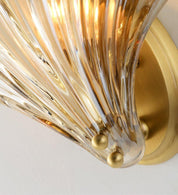 Wall Light Brass Amber - ALGOSA | Coastal Serenity