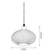 Pendant Light Oak Ceramic - SOLARA | Serene Beauty