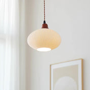 Pendant Light Oak Ceramic - SOLARA | Serene Beauty