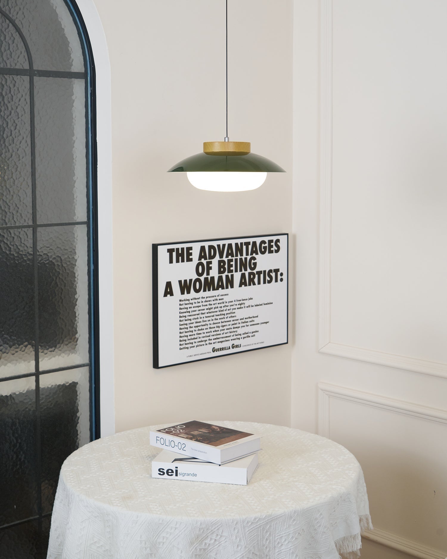 Pendant Light Wood White - SKYLUM | Serene Ambiance