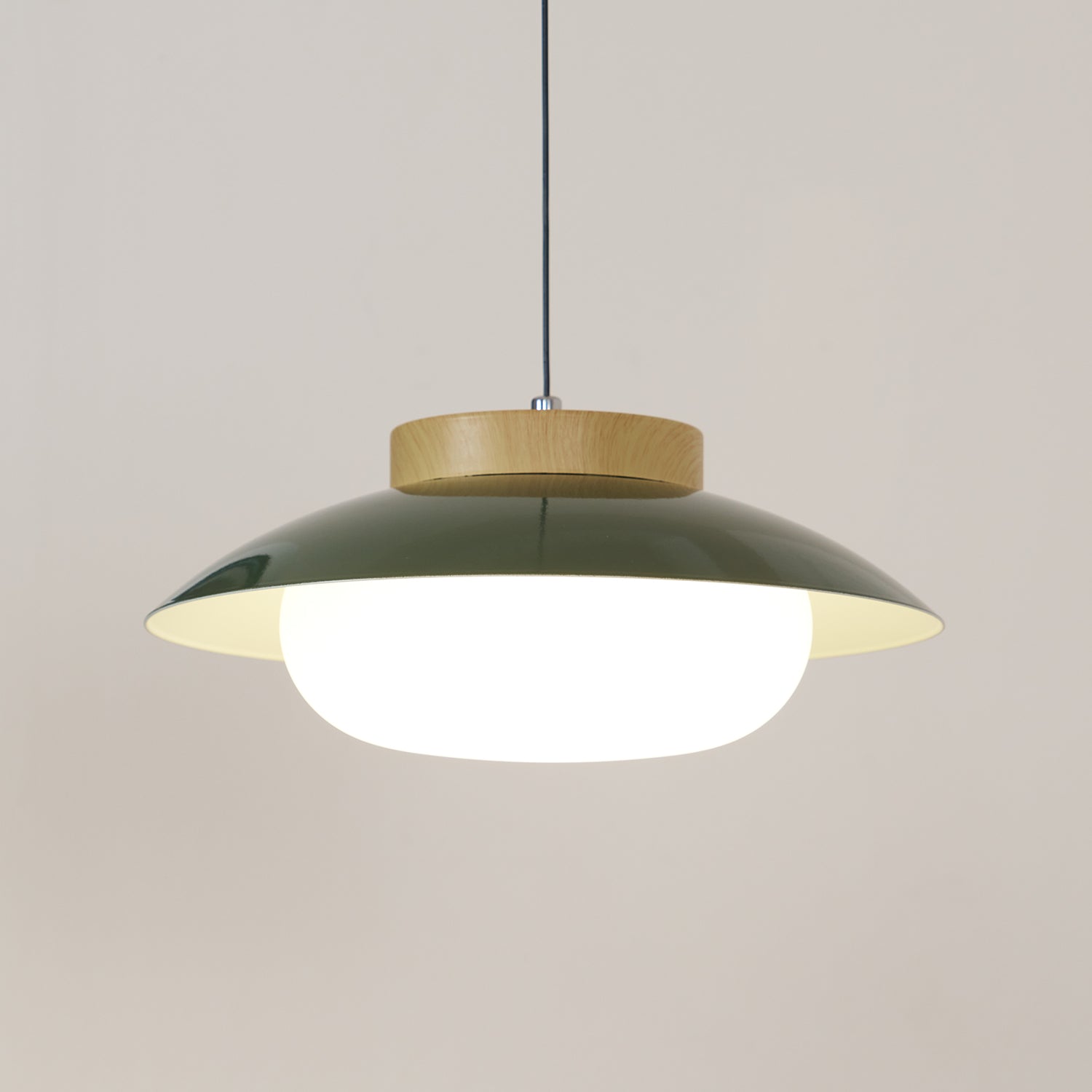 Pendant Light Wood White - SKYLUM | Serene Ambiance