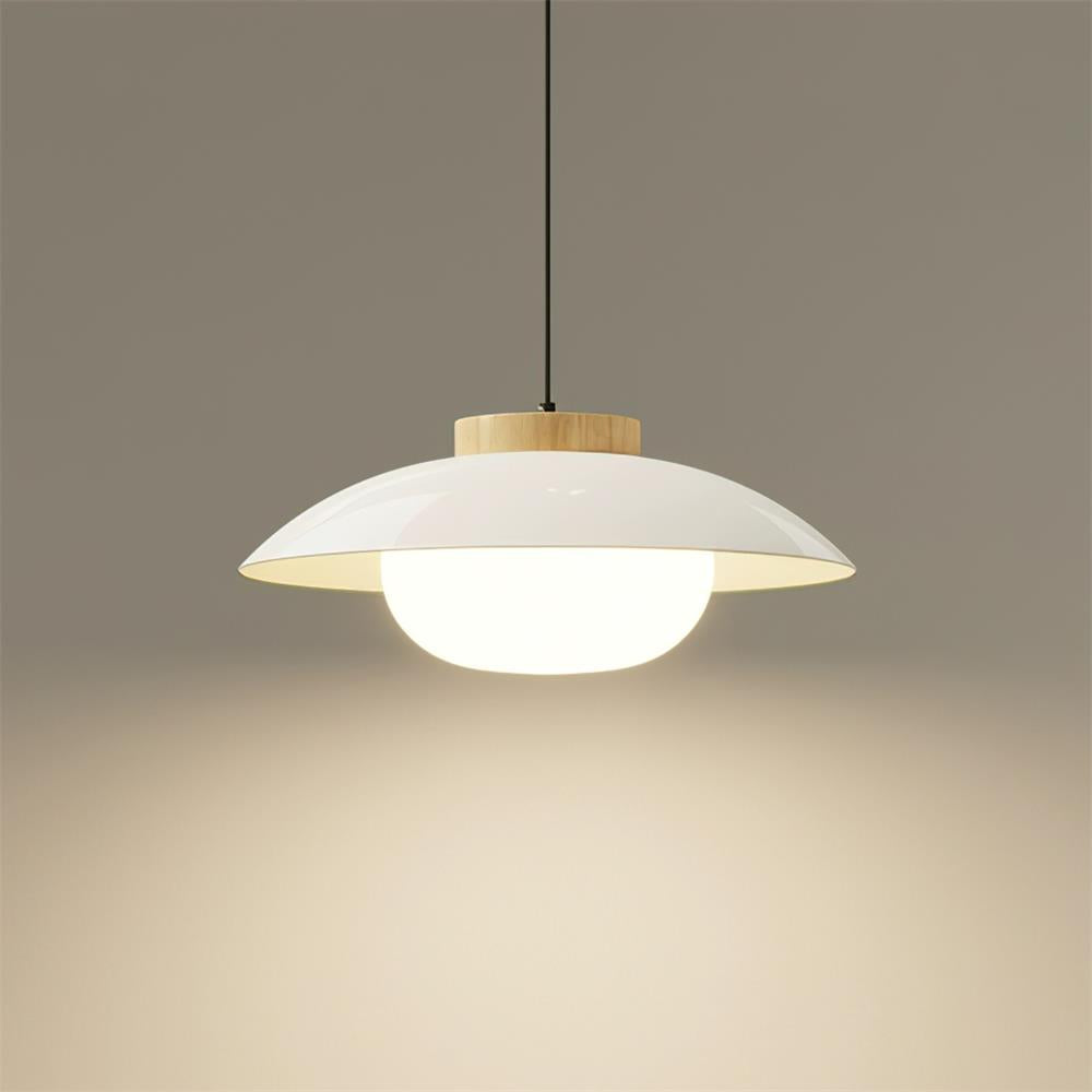 Pendant Light Wood White - SKYLUM | Serene Ambiance