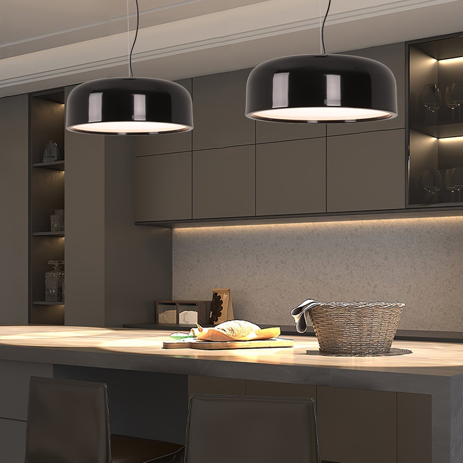 Pendant Light Aluminium Design - SILICA | Modern Ambiance