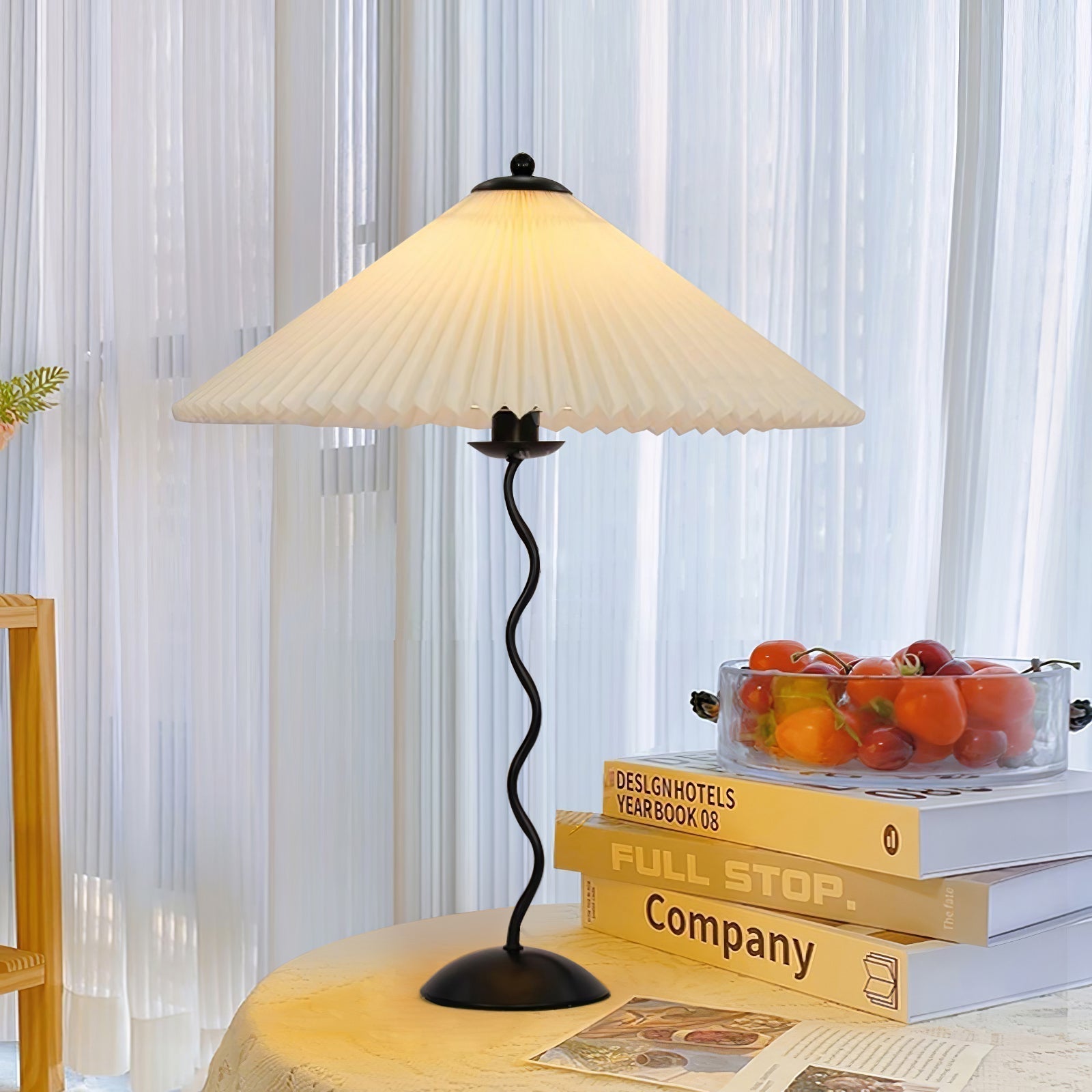 Table Lamp Wavy Design - HYDROS | Artistic Lighting