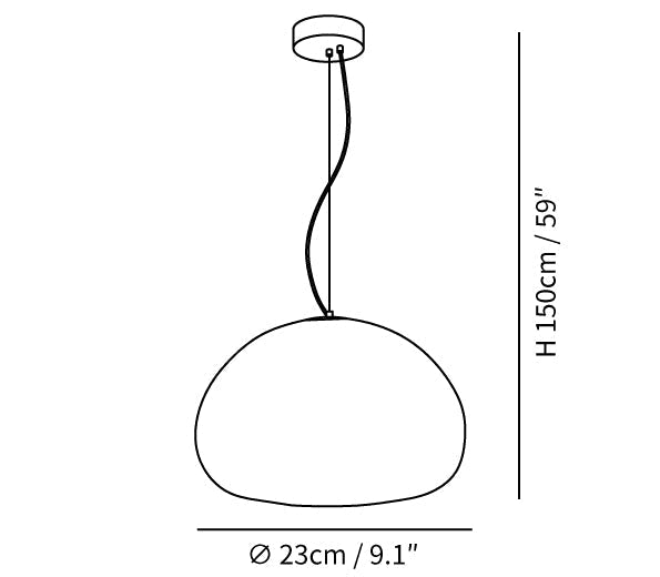 Pendant Light Glass UK - SIGNUS | Elegance Lighting