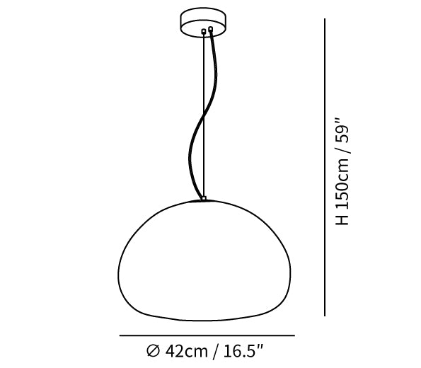 Pendant Light Glass UK - SIGNUS | Elegance Lighting