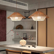 Pendant Light Wicker Retro - ZENTEC | Tranquility