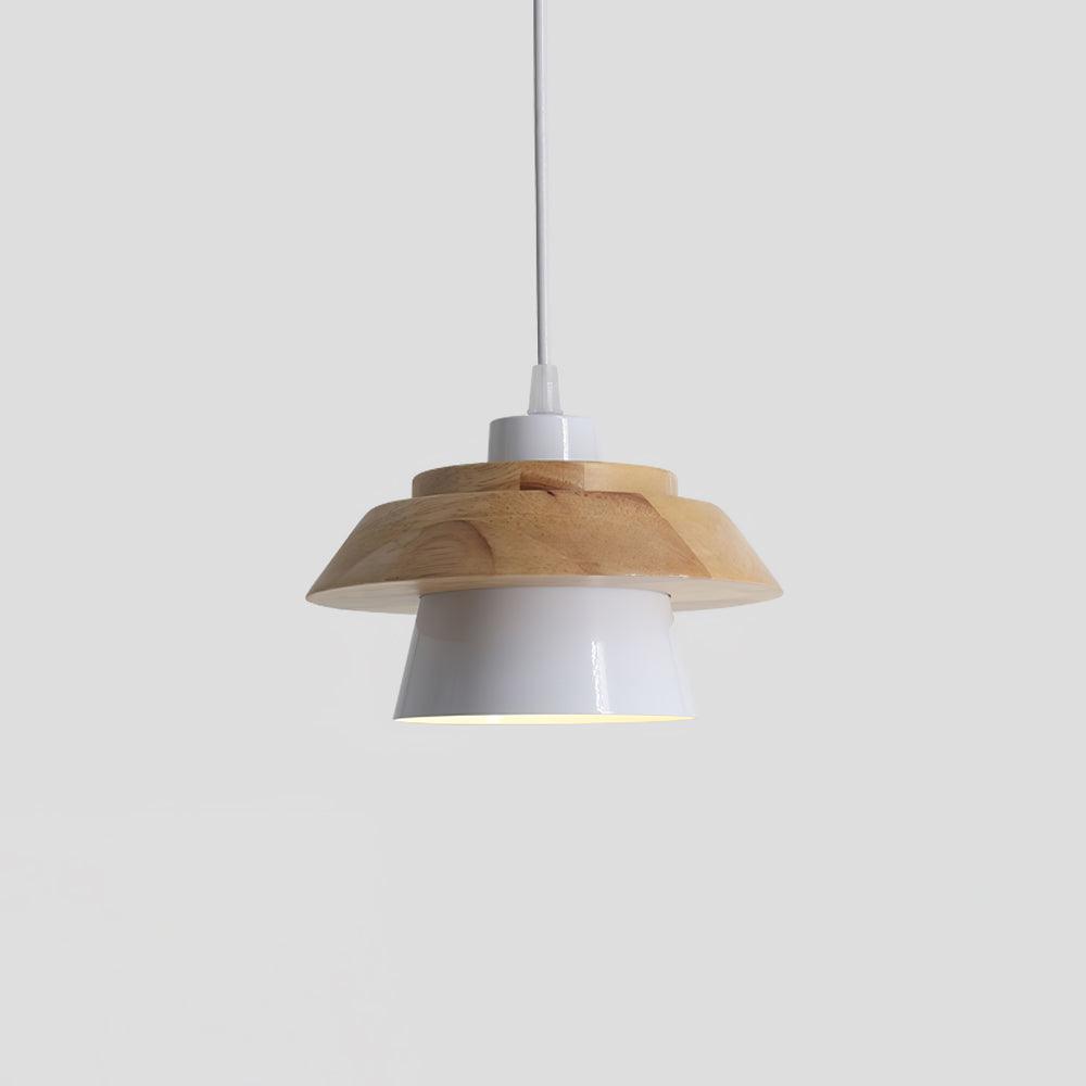 Pendant Light Stone & Wood - SEQUOIA | Natural Elegance