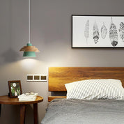 Pendant Light Stone & Wood - SEQUOIA | Natural Elegance