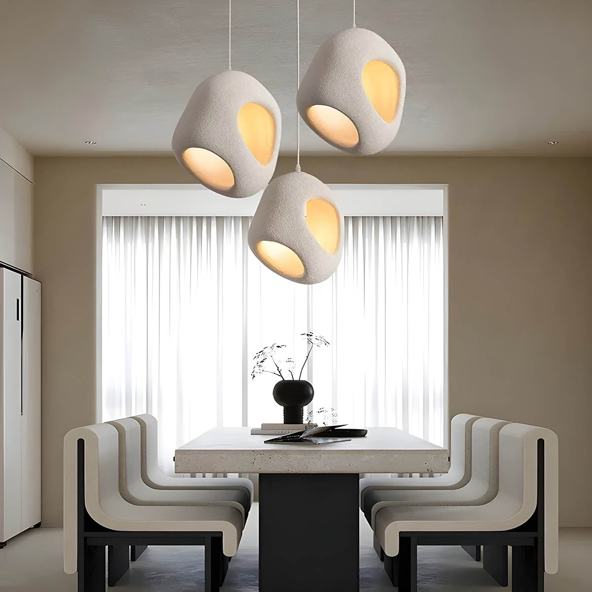 Pendant Light Wabi Sabi Polystyrene - TAKI | Serenity