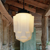 Pendant Light Geometric Glass - RYTHMIX | Vintage Charm