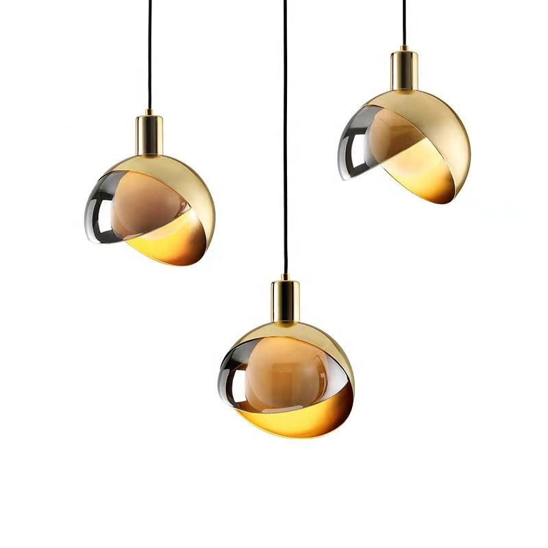 Pendant Light Gold Glass - VECTIS | Luxury Style