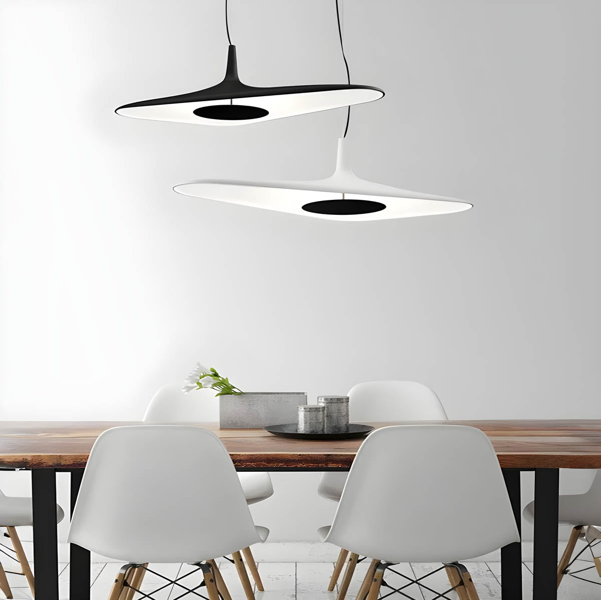 Pendant Light Resin Black - SENTEX | Sophistication