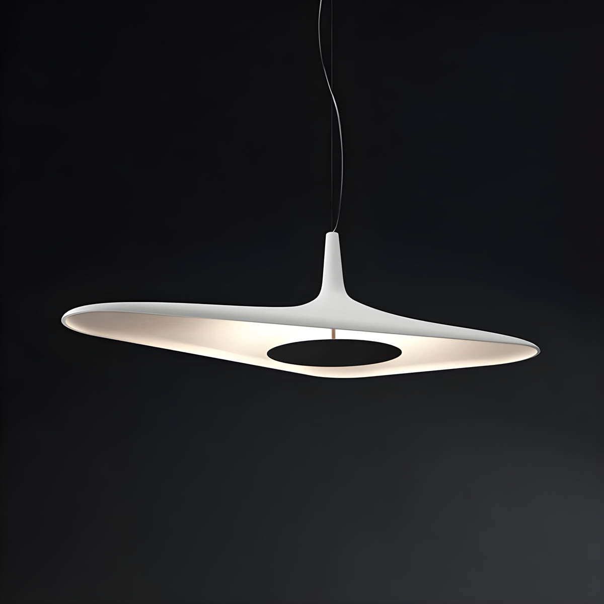 Pendant Light Resin Black - SENTEX | Sophistication