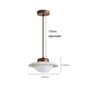 Pendant Light Stone Walnut - RODIUM | Warm Ambient Glow