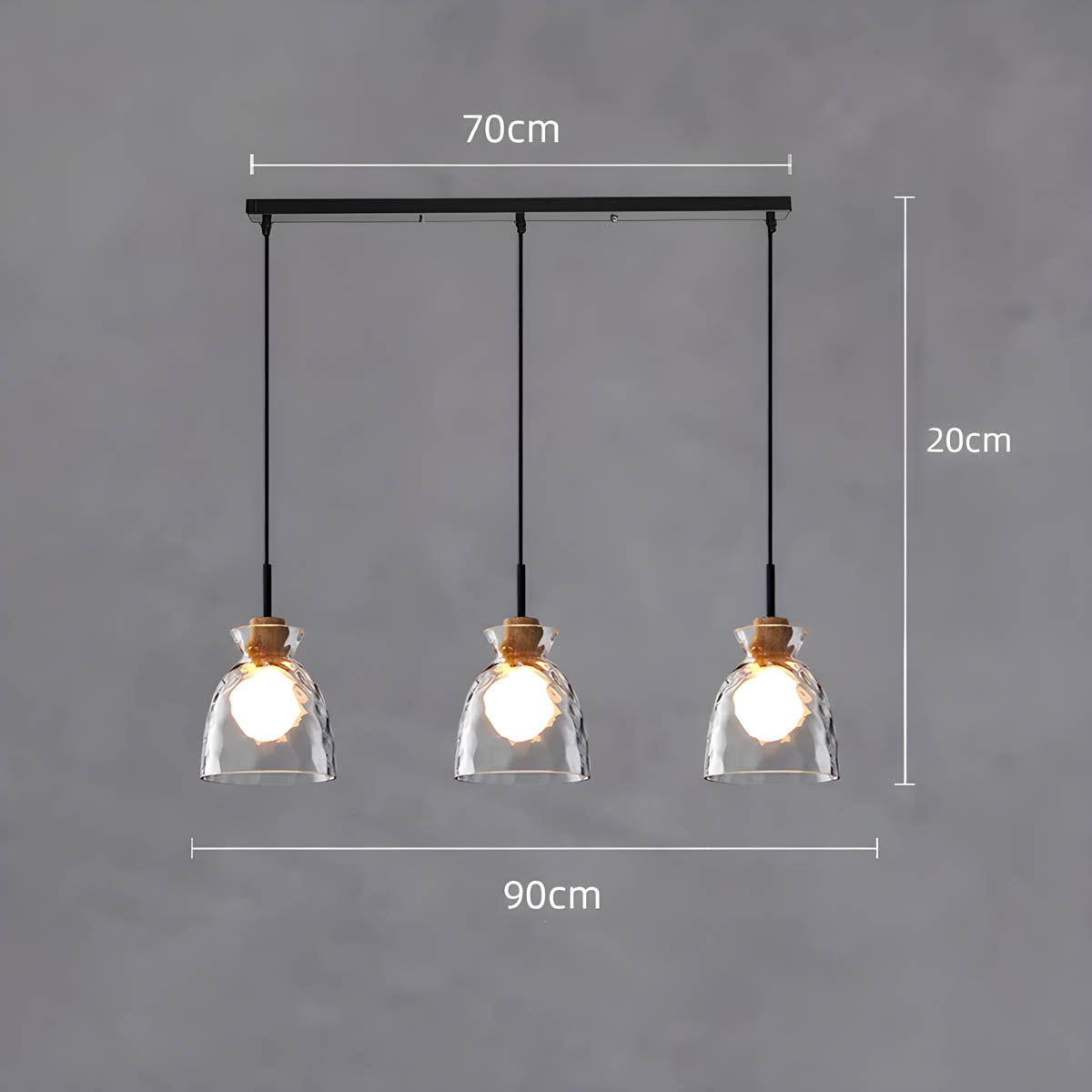 Pendant Light Glass LED - SENSAX | Ambient Lighting