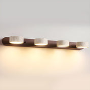 Wall Light Travertine Walnut - ABRAXX | Warm Ambiance