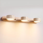 Wall Light Travertine Walnut - ABRAXX | Warm Ambiance