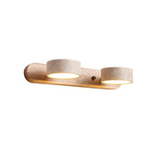 Wall Light Travertine Walnut - ABRAXX | Warm Ambiance