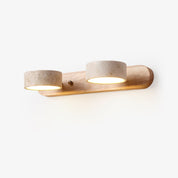 Wall Light Travertine Walnut - ABRAXX | Warm Ambiance