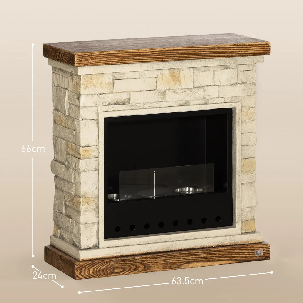 Ethanol Fireplace – 3 Burners, 16-18m² | Cosy & Odourless Heat - Image 5